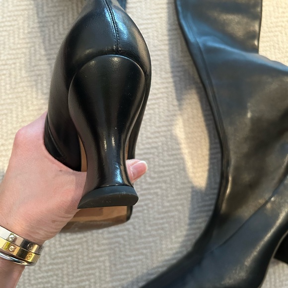 Bottega Veneta Black Almond over the knee boots, near perfect condition. - Picture 8 of 9